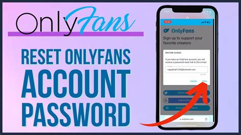 onlyfans forgot password email not sending|How to Change or Reset Your OnlyFans Password